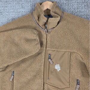 Darc Sport Lone Pine Sherpa Fleece Jacket Brown Tan‎ XXL Limited Edition #/500